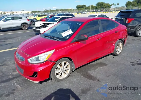 2014 Hyundai Accent Gls из США, поврежденный, VIN KMHCU4AE3EU608044